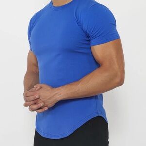 NWOT, Aha Selected men’s t-shirt in blue marine, large, I72